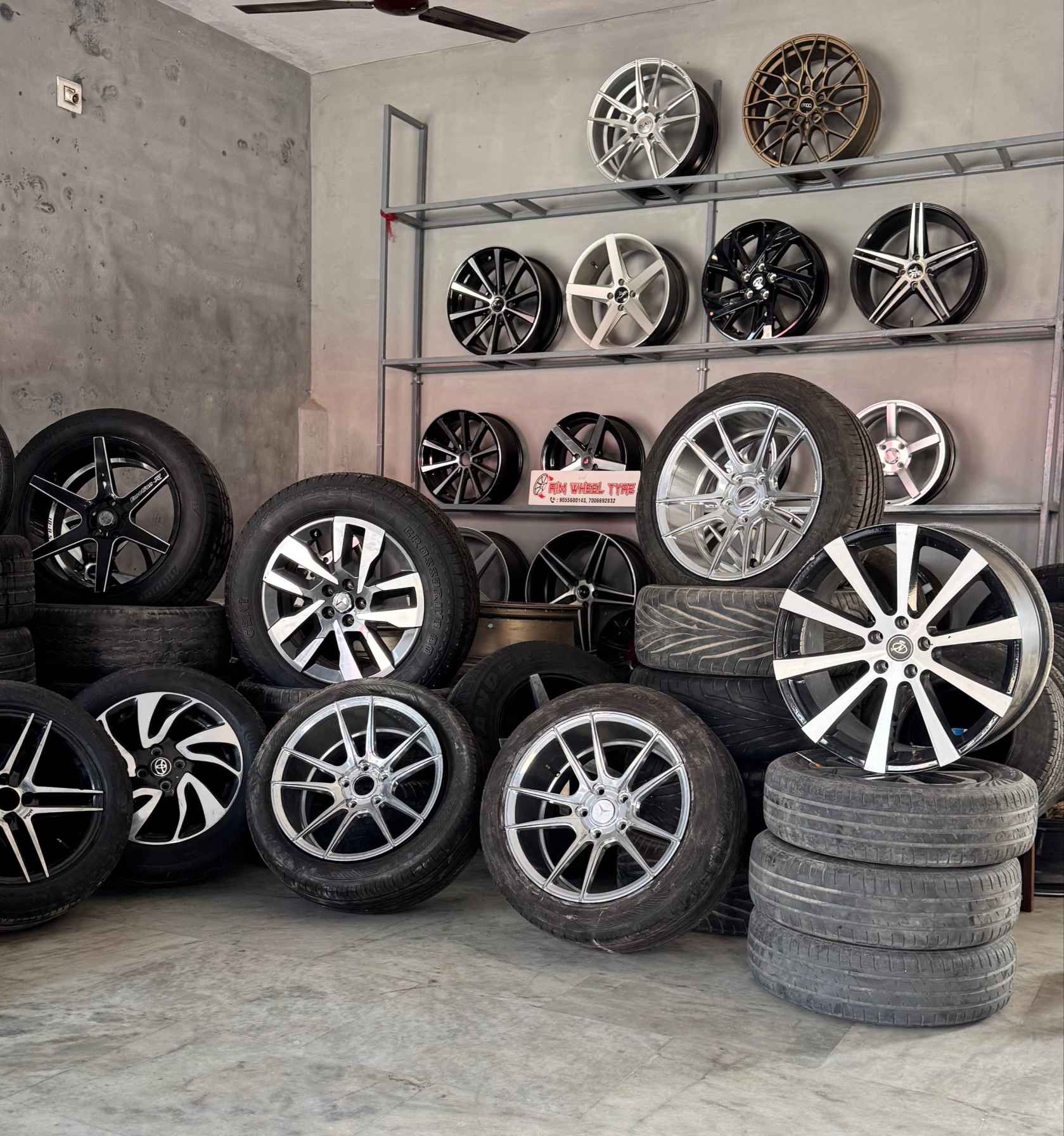 Second hand Alloy + Tyres