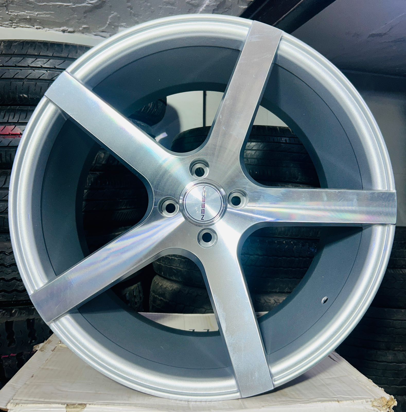 18 Inch Silver Alloy (Per set)