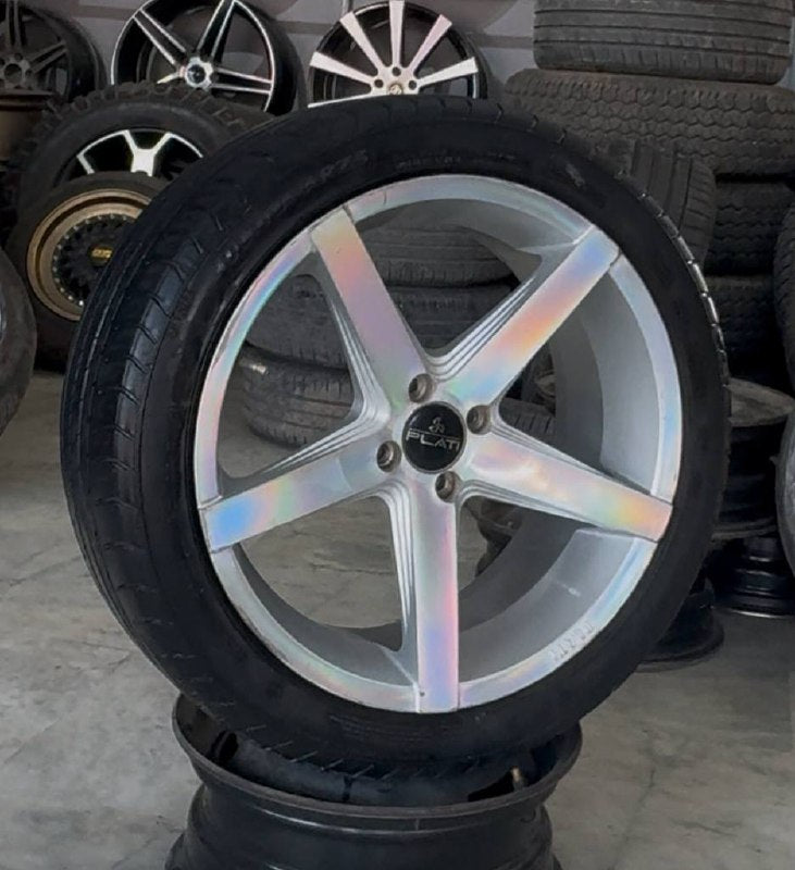18 Inch Plati PY009 Used alloy with tyres